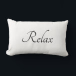 Almofada Lombar Relaxe o Travesseiro<br><div class="desc">Travesseiro lombar "Relaxe" elegante</div>