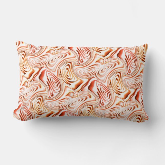 Almofada Lombar Repetindo a formação de uma flor ou borboleta aver (Frente)