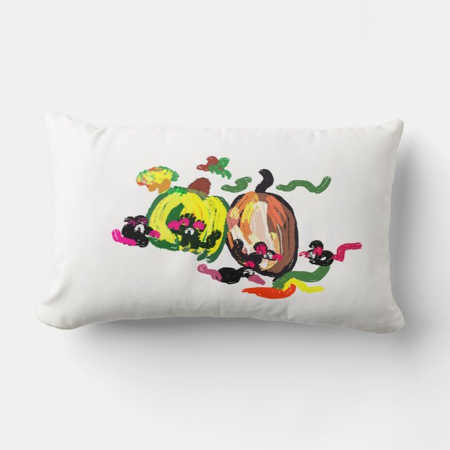 Almofada Lombar Reprodução de outono de cinco musas (Frente)