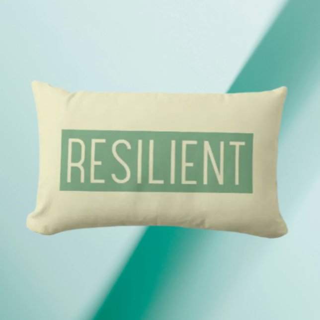 Almofada Lombar RESILIENT Throw Pillow – Strength You Can Lean On (Criador carregado)