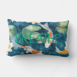 Almofada Lombar "Respire" & "Namaste", Design Koi, Personalize!