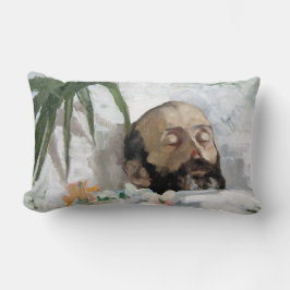 Almofada Lombar Retrato de um Homem Morto (Mortalidade e Mortalida