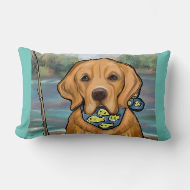 Almofada Lombar Retriever Dourado (Frente)