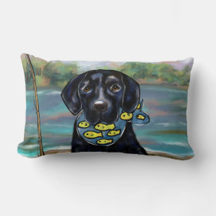 Almofada Lombar Retriever Labrador Preto