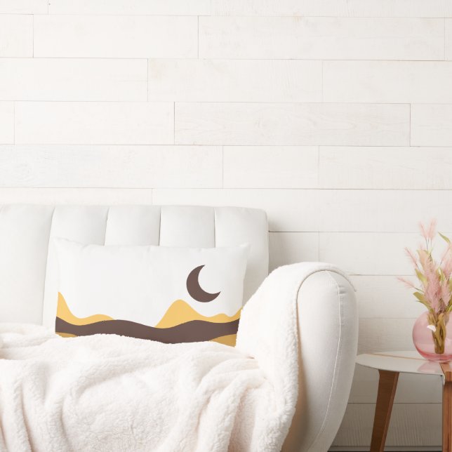 Almofada Lombar Retro Boho Moon (Sofá)