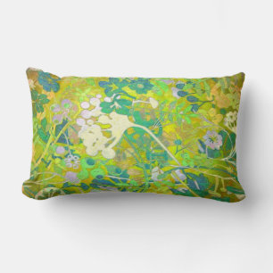 Almofada Lombar Retro Floral em Wacky 2 - Uso duplo