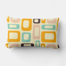 Almofada Lombar Retro geometric pattern in light beige background