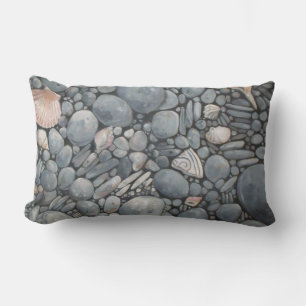 Almofada Lombar River Rocks Beach Pebbles