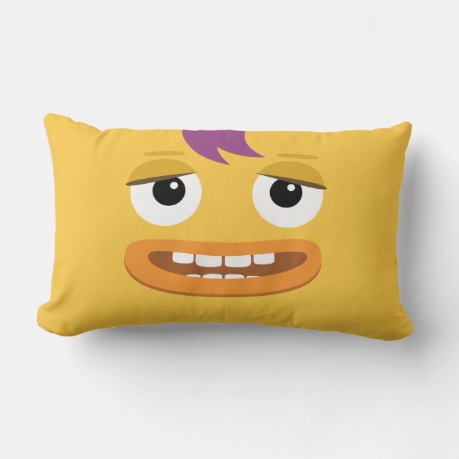 Almofada Lombar Rocha de BBSS & travesseiro do rolo (21" x13") (Frente)