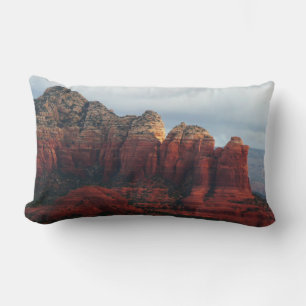 Almofada Lombar Rocha Pote de café nublado em Sedona Arizona