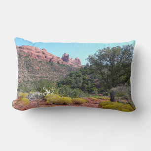 Almofada Lombar Rochas Vermelhas e Cactos II na Arizona de Sedona