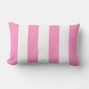 Almofada Lombar Rosa Chiclete 2 Listras de Cabana