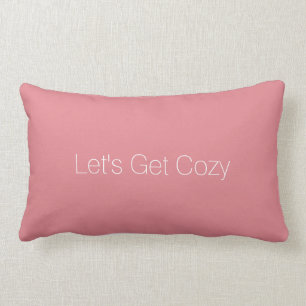 Almofada Lombar Rosa chique mensagem personalizada