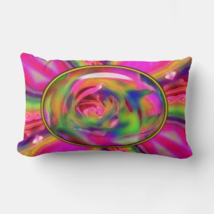 Almofada Lombar Rosa de Petals - TRAVESSEIRO DECORATIVO LUMBAR Can