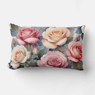 Almofada Lombar Rosas vintage