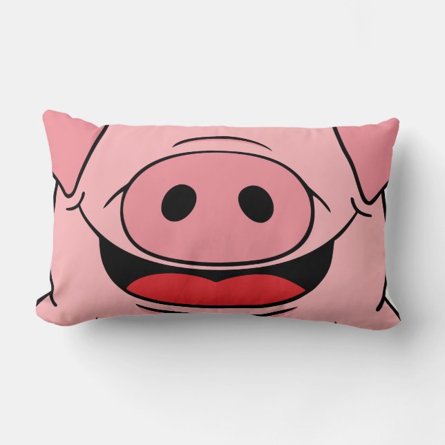 Almofada Lombar Rosto de Suínos (Frente)