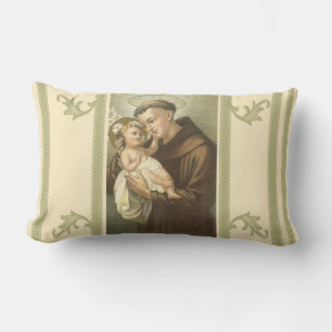 Almofada Lombar Rua. Anthony de Pádua e Bebê Jesus