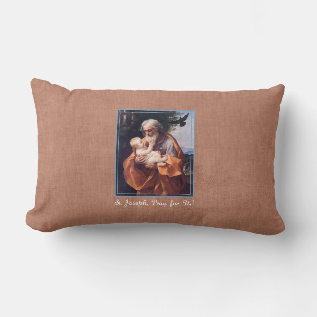 Almofada Lombar Rua Joseph Banquete Day com a Criança Jesus (Frente)