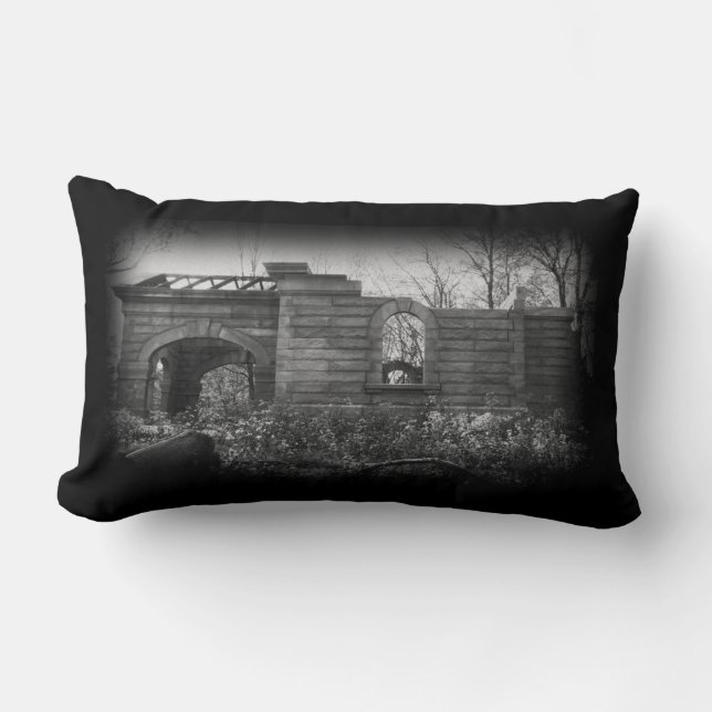 Almofada Lombar Ruína Tomb de Recebimento (Frente)