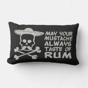 Almofada Lombar Rum Mustache travesseiro decorativo de cor persona