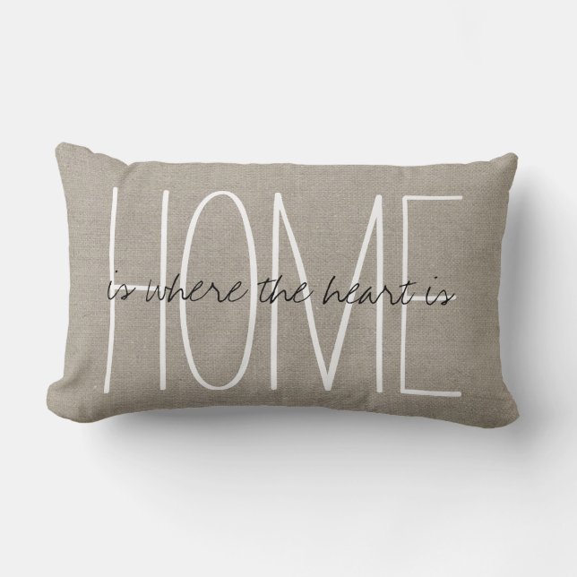 Almofada Lombar Rustic Chic Home (Frente)
