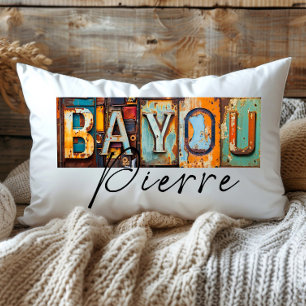 Almofada Lombar Rustic Metal Bayou Pierre Louisiana