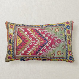 Almofada Lombar Sage Green Dusty Rosa Oriental Rug Design