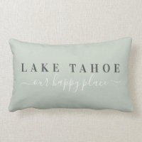 Sage Lake Tahoe Happy Place Travesseiro lombar