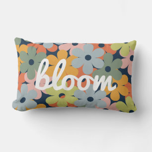 Almofada Lombar Sangue Floral Retroativo, Decor Primavera Colorido