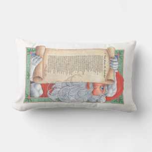 Almofada Lombar Santa Claus Christmas Lumbar Pillow