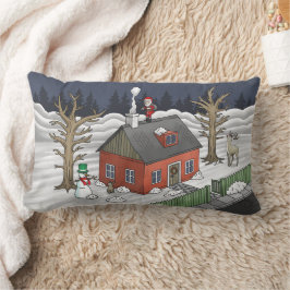 Almofada Lombar Santa Claus on Christmas Eve