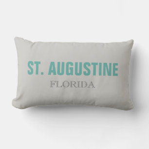 Almofada Lombar Santo Augustine Florida Beach Travesseiro decorati