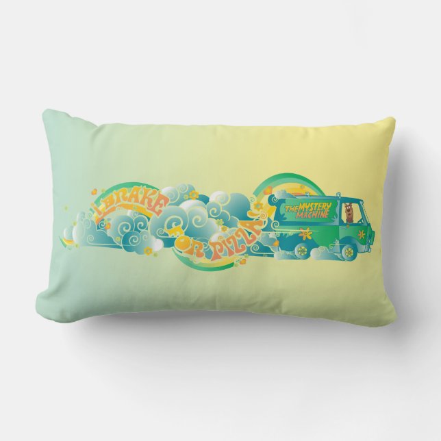 Almofada Lombar Scooby-Doo | Mistério "I Brake For Pizza" (Frente)
