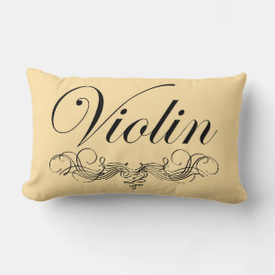 Almofada Lombar Script Violin