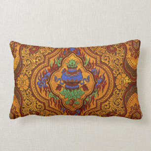 Almofada Lombar Seda oriental opulento