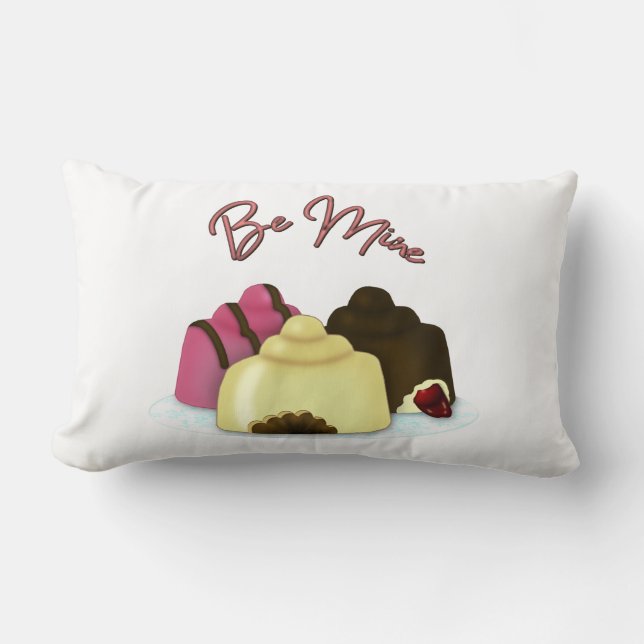 Almofada Lombar Seja Meu Dia de os namorados (Frente)