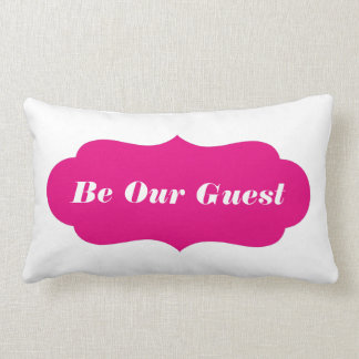 Almofada Lombar Seja nosso convidado (ou o texto feito sob