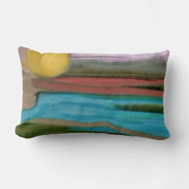 Almofada Lombar Serra Sunrise Abstrato Art