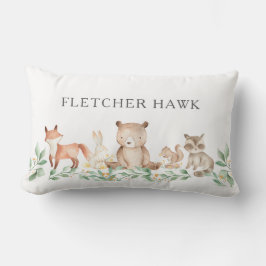 Almofada Lombar Sexo Cortado Animais Da Floresta Neutra Bebê