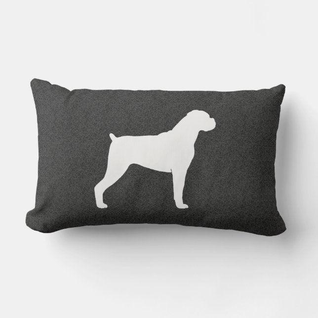 Almofada Lombar Silhueta de Cachorro Boxer (Frente)