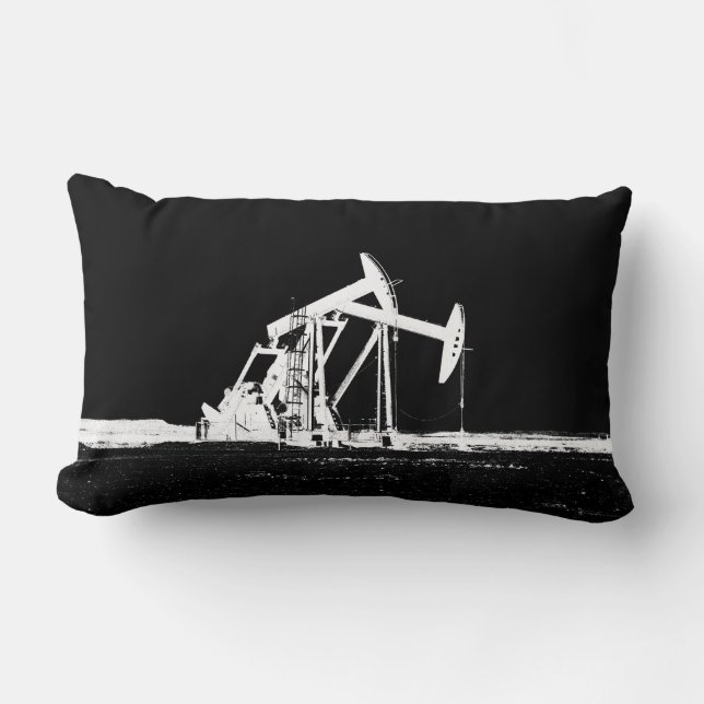 Almofada Lombar Silhueta dupla da unidade de bombeamento do óleo (Frente)