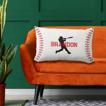 Silhueta Simples Do Jogador De Baseball Com Ênfase