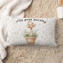 Almofada Lombar Silly good morning Kitchen Throw Pillow