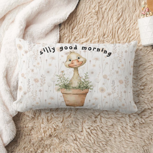 Almofada Lombar Silly good morning Kitchen Throw Pillow (Cobertor)