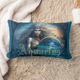 Almofada Lombar Símbolo Aquarius Zodiac