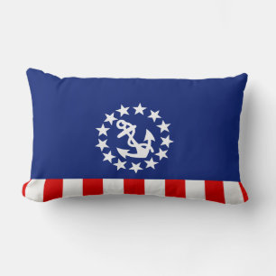 Almofada Lombar Símbolo de bandeira iate americano náutico