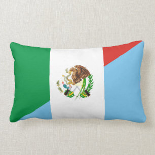 Almofada Lombar símbolo do país da bandeira de México guatemala