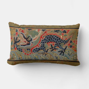 Almofada Lombar Símbolo Dragão Chinês Antiquado Asiático