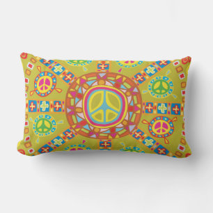 Almofada Lombar Símbolos de Paz Design