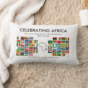 Almofada Lombar Sinalizadores AFRICA DE CELEBRAÇÃO Personalizada